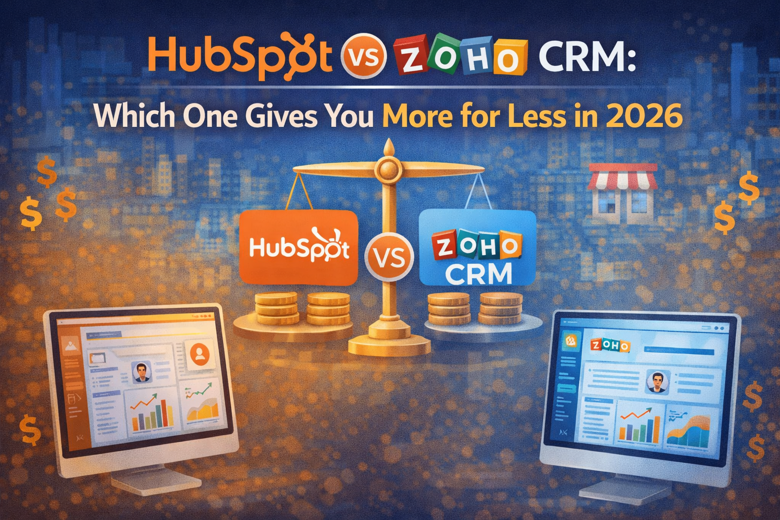 HubSpot vs Zoho CRM: Which One Gives You More for Less in 2026