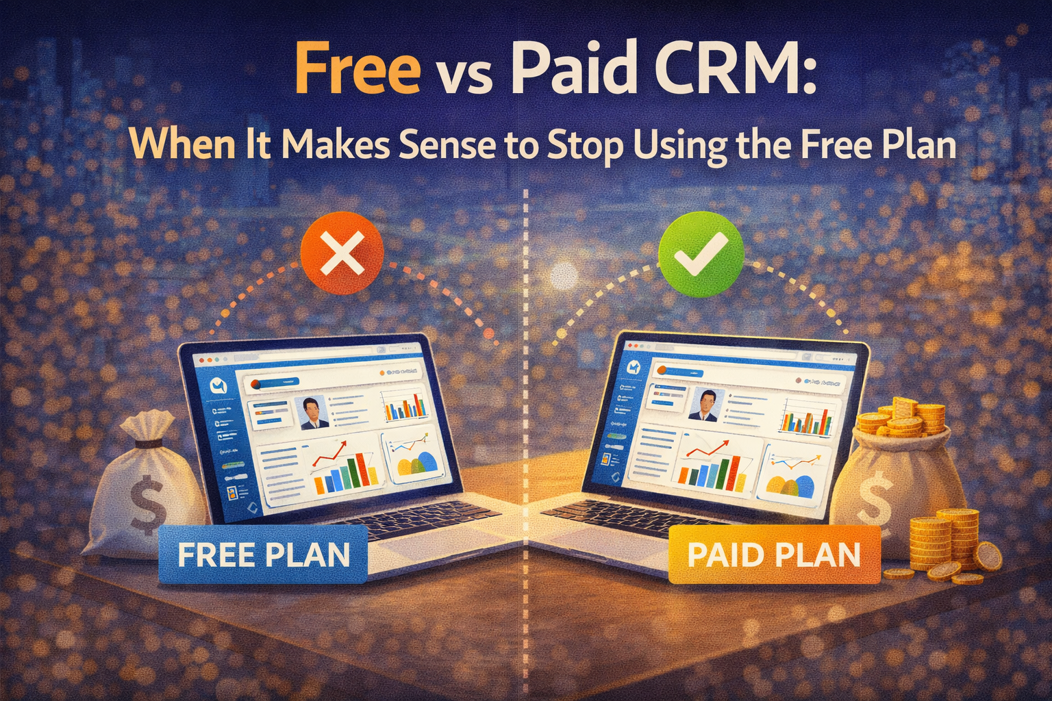 Free vs Paid CRM: When It Makes Sense to Stop Using the Free Plan