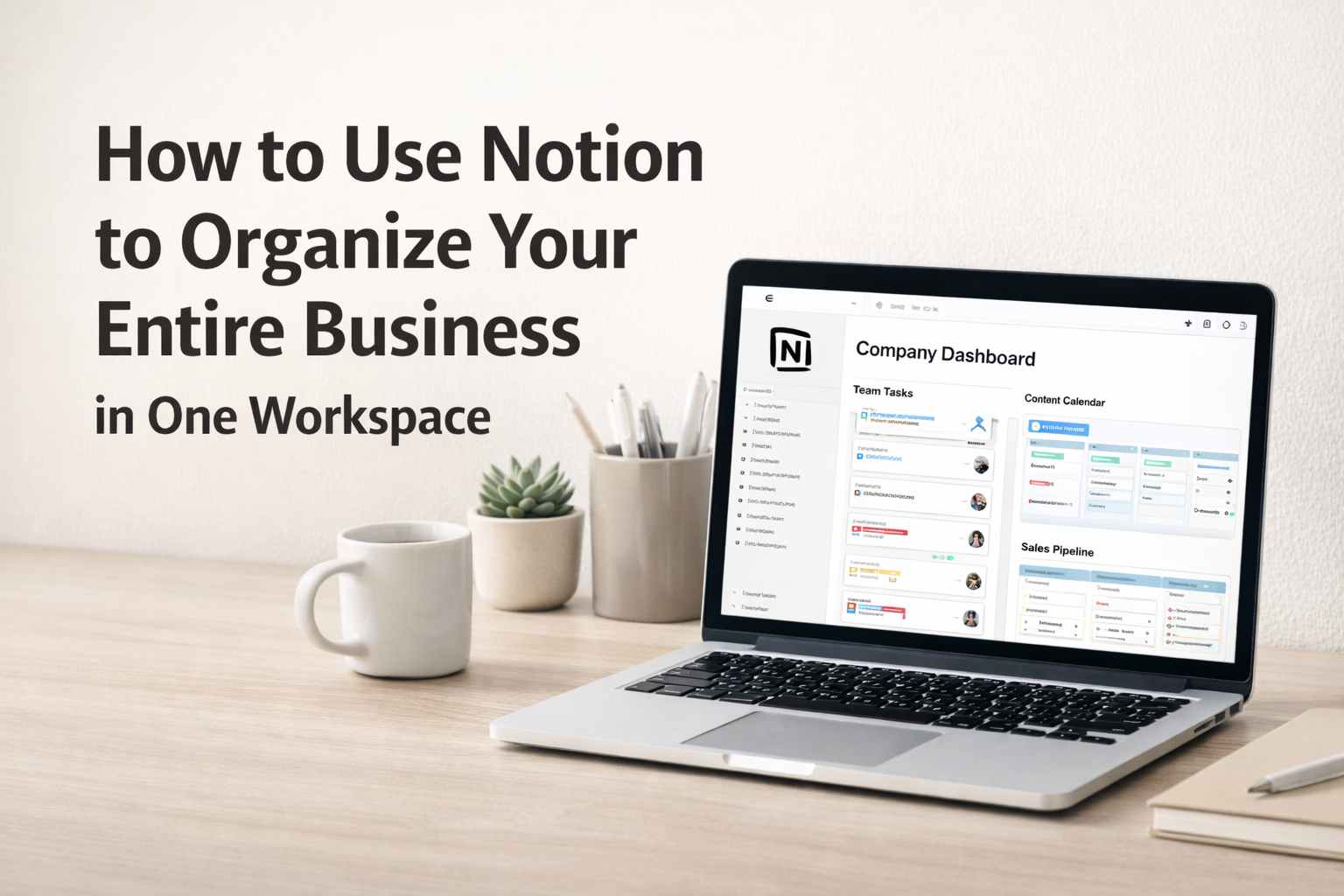 How to Use Notion to Organize Your Entire Business in One Workspace